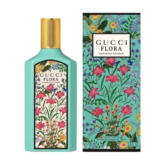 GUCCI FLORA GORGEOUS JASMINE 100 ML EAU DE PARFUM DONNA 100ML SCATOLATO
