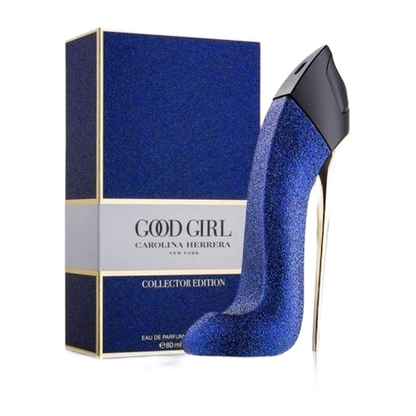 CAROLINA HERRERA GOOD GIRL GLITTER COLLECTOR SCARPA BLU EAU DE PARFUM 80 ML